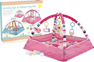 Коврик розовый My Baby 78x78 см