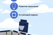 Игровой манеж 235x125x60 см, синий