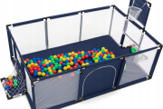 Игровой манеж IMBABY 179x121x62.5 см, синий