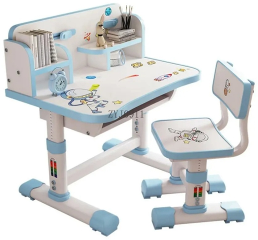 Tiny Tots JR202 растущая парта, 80x40x60 см, синий