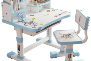 Tiny Tots JR202 растущая парта, 80x40x60 см, синий