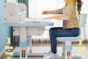 Tiny Tots JR202 растущая парта, 80x40x60 см, синий